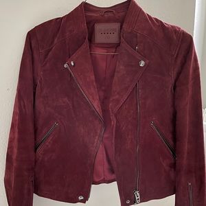 BlankNYC Faux Suede Moto Jacket